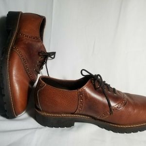 12M Round Tree & Yorke Leather
Derby Brown Shoes